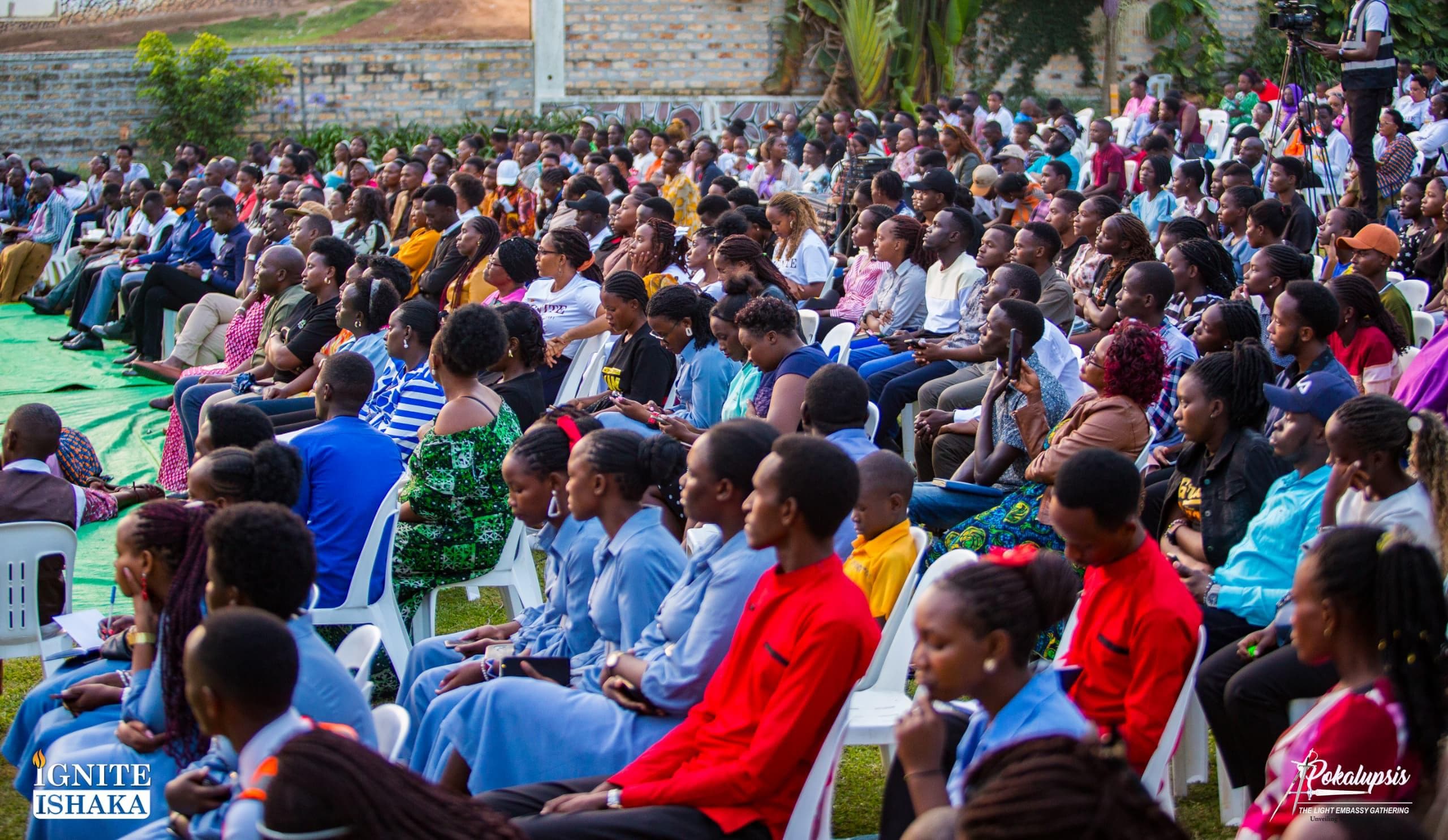 Congregation in worship